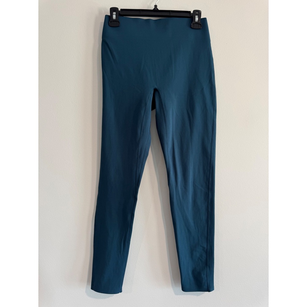Le Ore by Bandier Seamless High Waisted Leggings Womens Size M Teal Blue Stretch